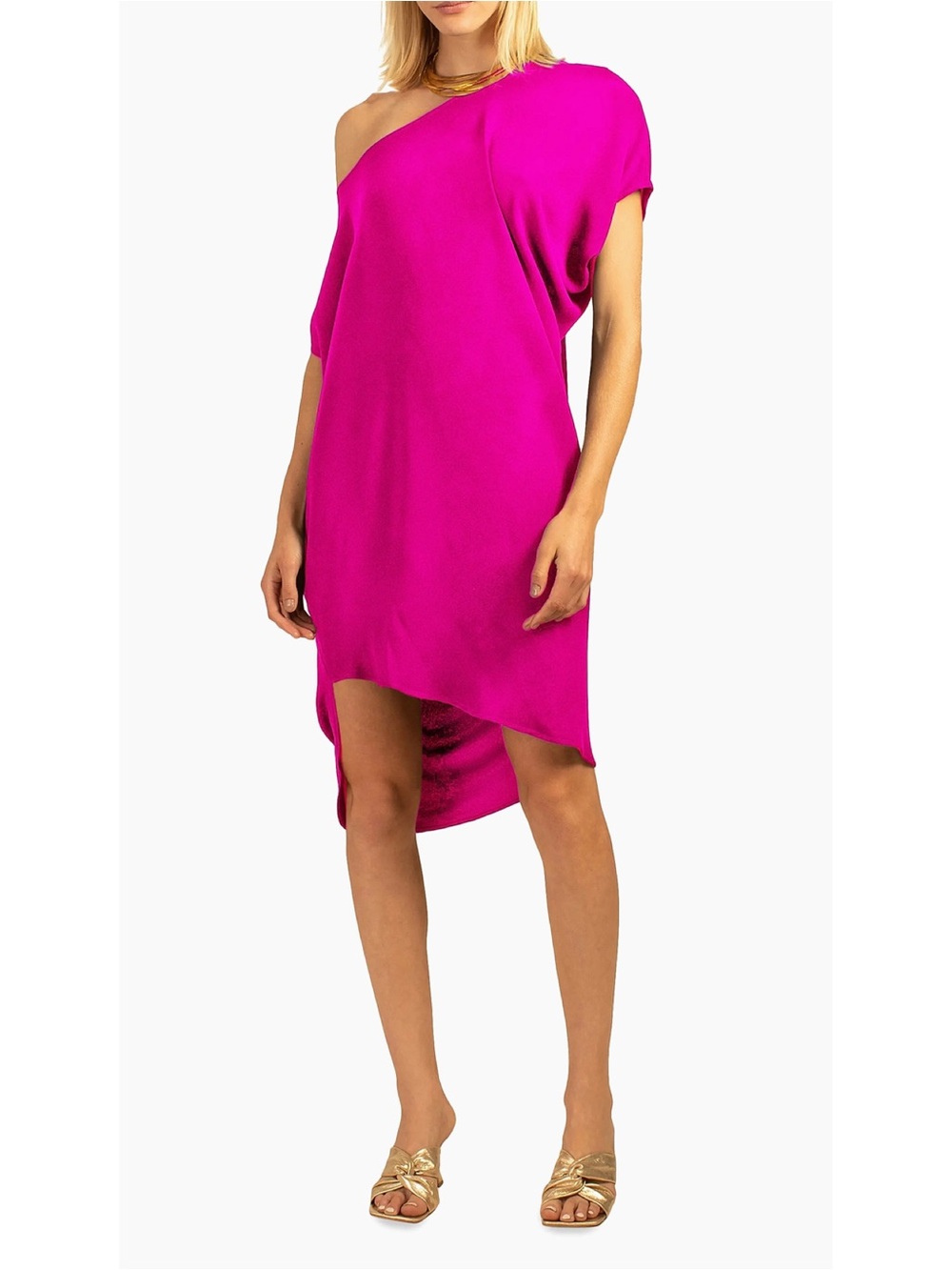 Trina Turk Radiant One Shoulder Dress
Size Small